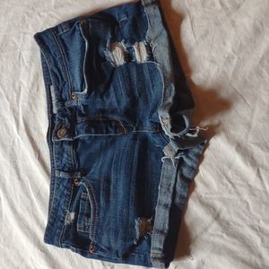 Aeropostale Shorty Denim Shorts
